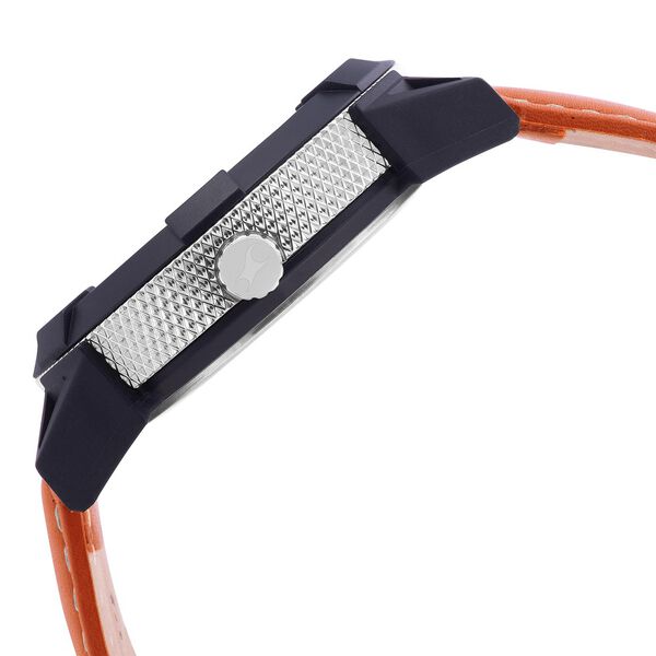 Fastrack Modular Quartz Analog Silver Dial Leather Strap Watch for Guys - image number 3
