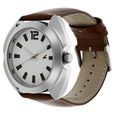 Fastrack Quartz Analog White Dial Leather Strap Watch for Guys - image number 1