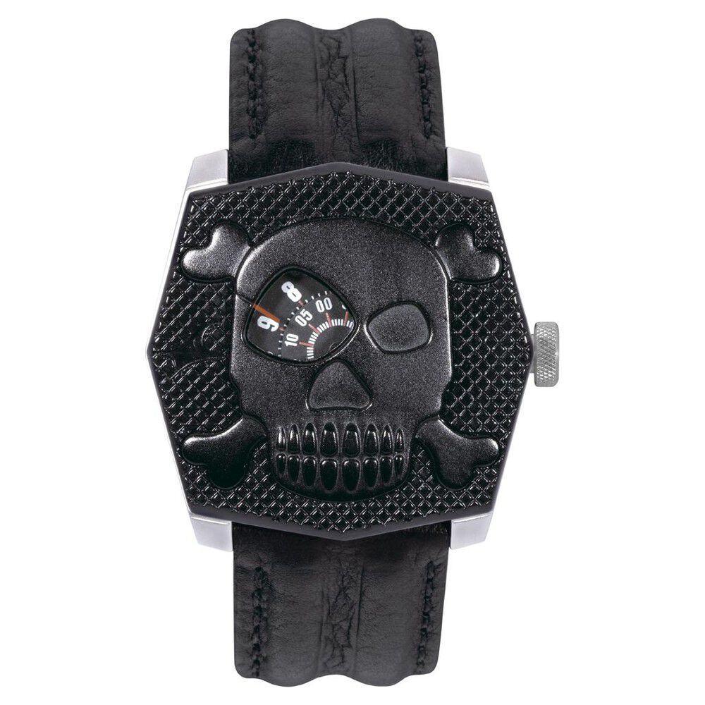 Buy Online Fastrack Quartz Analog Black Dial Leather Strap Watch for Guys 3052kl01 Fastrack