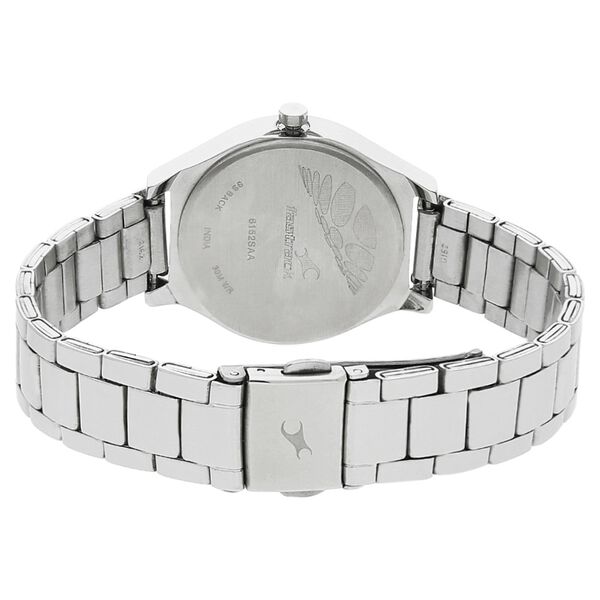 Fastrack Bare Basics Quartz Analog Brown Dial Stainless Steel Strap Watch for Girls - image number 3