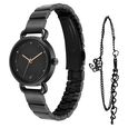 Fastrack Pulse Quartz Analog Black Dial Black Stainless Steel Strap Watch For Girls - image number 2
