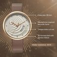 Fastrack Groove Quartz Analog with Date Grey Dial Girls Leather Watch - image number 2
