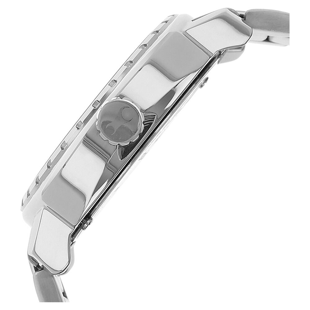 Fastrack Quartz Analog White Dial Stainless Steel Strap Watch for Guys