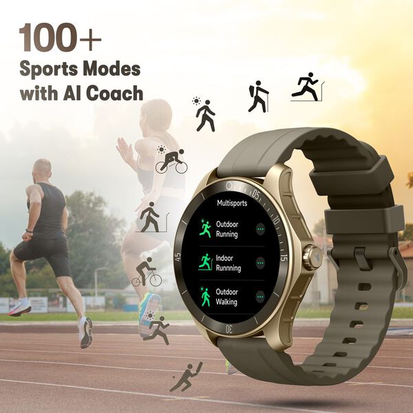 Fastrack Rogue with 3.5 CM UltraVU HD Display Sporty Smartwatch Functional Crown with AI Coach and Auto Multisport Recognition - image number 5