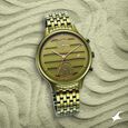 Fastrack Style Up Blue Dial Stainless Steel Strap Watch for Girls