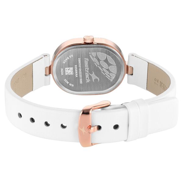 Fastrack Uptown Retreat Quartz Analog Pink Dial Leather Strap Watch for Girls - image number 5