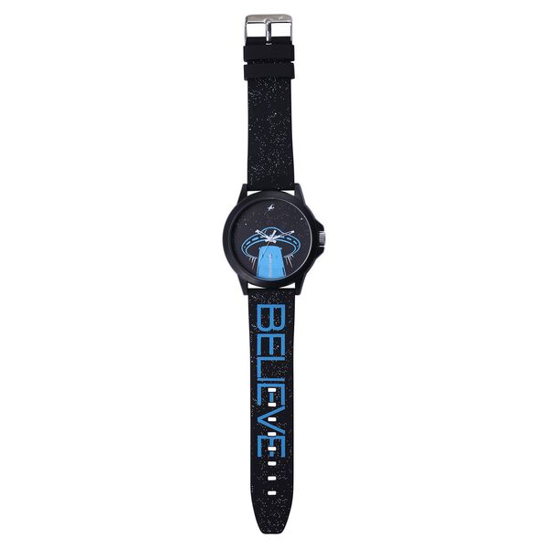 Fastrack Space Rover Quartz Analog Black Dial Silicone Strap Unisex Watch - image number 5