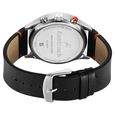 Fastrack Opulence Sun Moon Chronograph Black Dial Black Leather Strap Analog Quartz Watch For Guys - image number 5