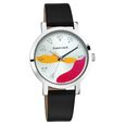 Fastrack Bare Basics Quartz Analog Silver Dial Leather Strap Watch for Girls - image number 1