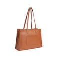 Fastrack Chic Spacious Laptop Tote Bag for Women | Stylish Casual Bag for Ladies, Women, Girls | College, Work Bag Made of High-Quality Faux Leather (Tan) - image number 1