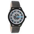 Fastrack Loopholes Quartz Analog with Date Black Dial Leather Strap Watch for Guys - image number 1