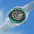 Fastrack Bare Quartz Analog Skeleton Unisex Watch With Anthracite Dial And Translucent Plastic Strap - image number 0
