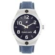 Fastrack Denim Quartz Analog Black Dial Denim Strap Watch for Guys - image number 0