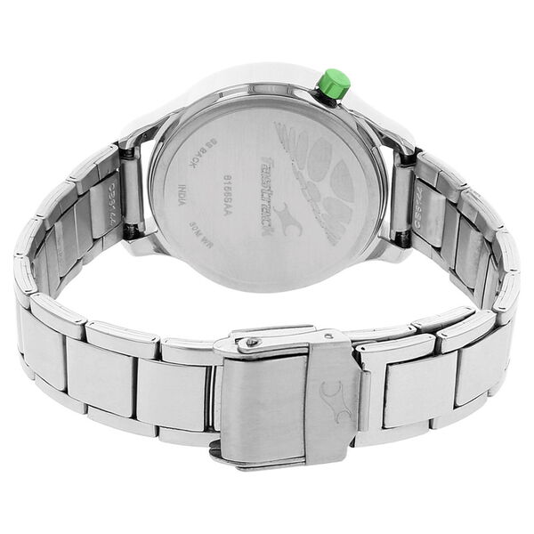 Fastrack Quartz Analog Grey Dial Stainless Steel Strap Watch for Girls - image number 3