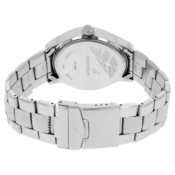 Fastrack Quartz Analog Blue Dial Metal Strap Watch for Guys - image number 3