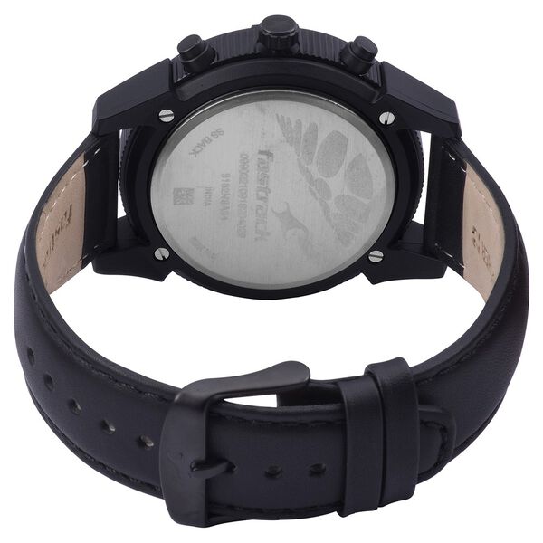 Fastrack Modular Quartz Analog Blue Dial Leather Strap Watch for Guys - image number 4
