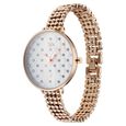 Vyb Iconique By Fastrack Quartz Analog White Dial Metal Strap Watch For Girls - image number 3
