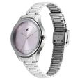 Fastrack Stunners Quartz Analog Pink Dial Silver Metal Strap Watch For Girls - image number 2
