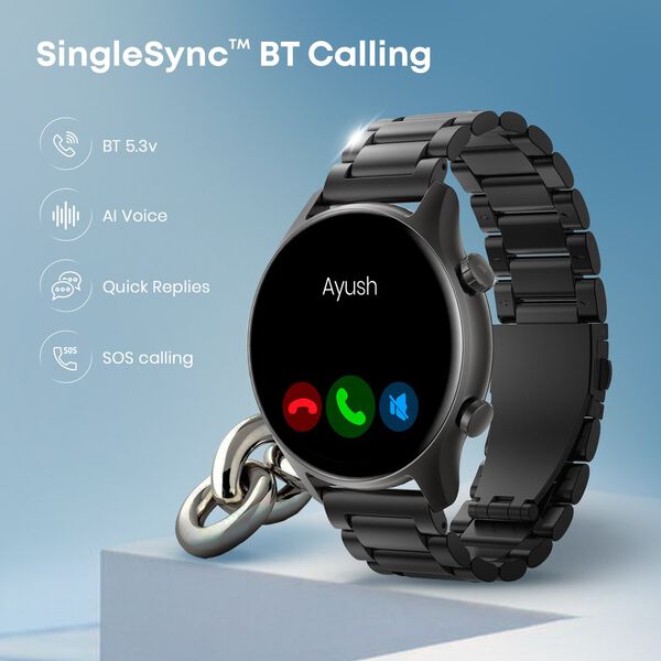 Fastrack Astor FR2 Pro Smart Watch with 3.63 cm AMOLED Display with 466*466 Pixel Resolution, AI Voice Assistant - image number 2