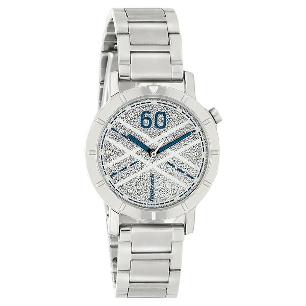 Fastrack Road Trip Quartz Analog Grey Dial Stainless Steel Strap Watch for Girls - image number 1