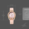 Fastrack Younique Quartz Analog Pink Mother Of Pearl Dial Two Toned Acetate & Metal Strap Watch For Girls - image number 3