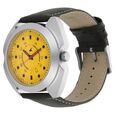 Fastrack Quartz Analog Yellow Dial Leather Strap Watch for Guys - image number 1