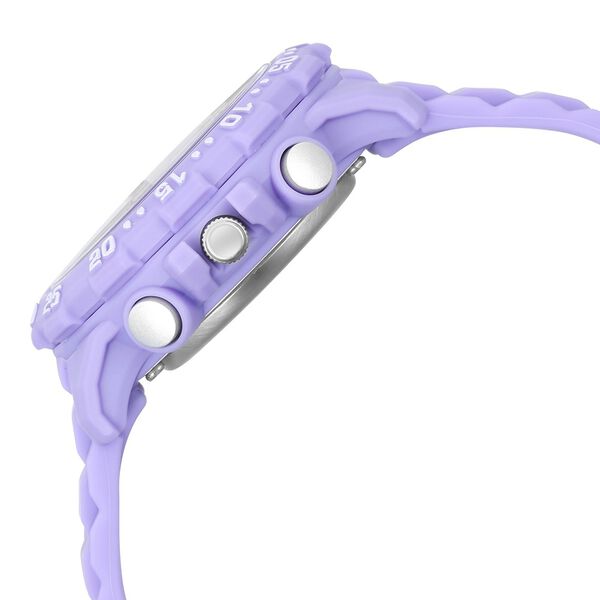 Fastrack Street line Quartz Analog Digital Purple Dial Silicone Strap Watch for Girls - image number 3