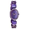 Fastrack Style Up Quartz Analog Purple Mother Of Pearl Dial Purple Metal Strap Watch For Girls - image number 1