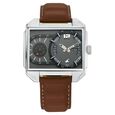 Fastrack Fastfit Quartz Analog with Day and Date Grey Dial Leather Strap Watch for Guys - image number 2