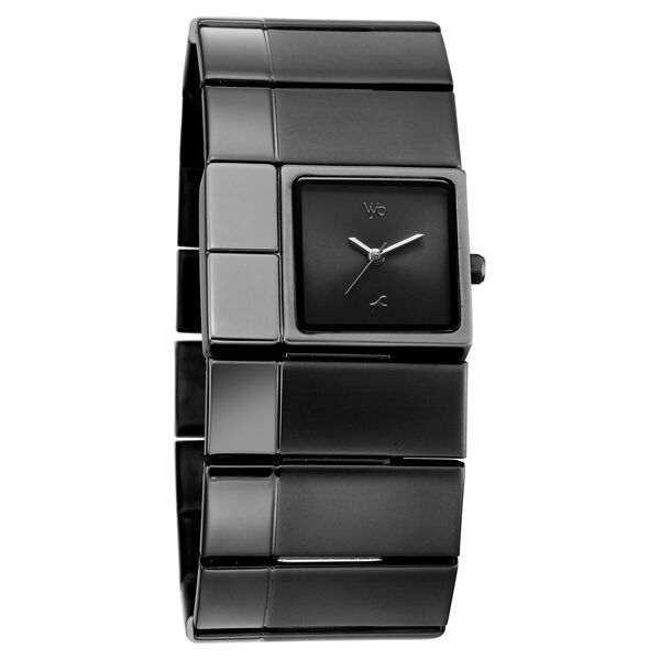 Vyb Nova By Fastrack Quartz Analog Grey Dial Grey Stainless Steel Strap Watch For Guys - image number 2