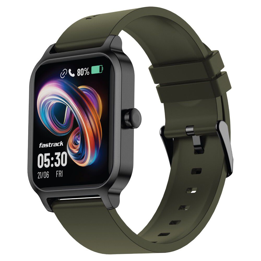 Fastrack Reflex Charge Olive Sleek UltraVU Display Sleep