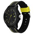 Fastrack Tees Urbanique Quartz Analog Black Dial Silicon Strap Watch For Guys - image number 2