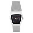 Fastrack Denim Quartz Analog Black Dial Leather Strap Watch for Girls