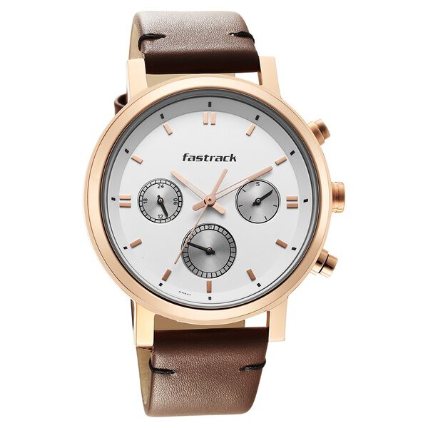 Fastrack Tick Tock White Dial Watch for Guys - image number 0