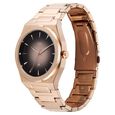 Vyb Quest By Fastrack Quartz Analog Black Gradient Dial Metal Strap Watch For Guys - image number 3