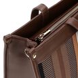 Cocoa weave tote - image number 8
