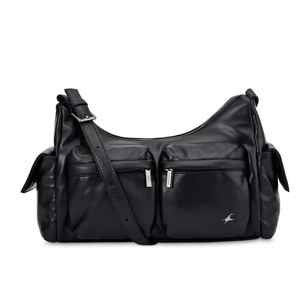 Fastrack Messenger Shoulder Bag in Black - image number 1