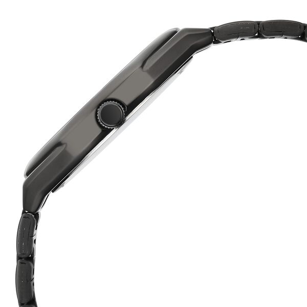 Vyb Nimbus By Fastrack Quartz Analog Purple Dial Black Metal Strap Watch For Guys - image number 4