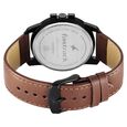 Fastrack Pulse Quartz Analog Black Dial With Tan Leather Strap Watch for Guys - image number 4