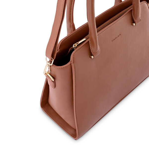 Fastrack Tan Large Satchel Bag for Women - image number 5
