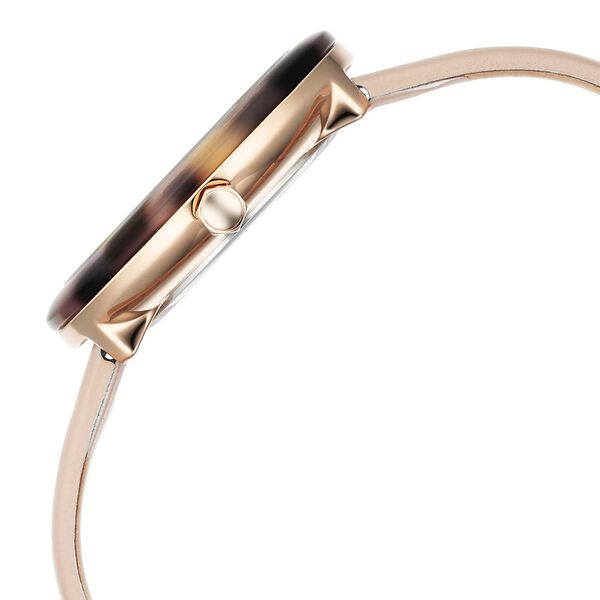 Fastrack Younique Quartz Analog Mother Of Pearl Dial LeatherStrap Watch For Girls - image number 3