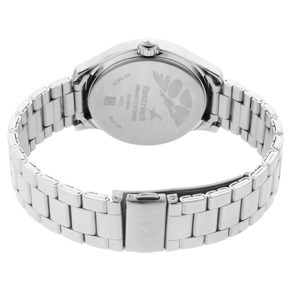 Buy Online Fastrack Tripster Quartz Analog Rose Gold Dial Stainless Steel Strap Watch for Girls nr6219sm01 Fastrack