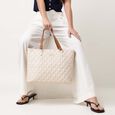 Quilted crush laptop tote - image number 0