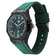 Fastrack Vyb Rebel Quartz Analog Green Dial Green Color Silicone Strap Watch For Guys - image number 3