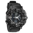 Fastrack AnaDigi Black Dial Black Colour Plastic Strap Unisex Watch - image number 1
