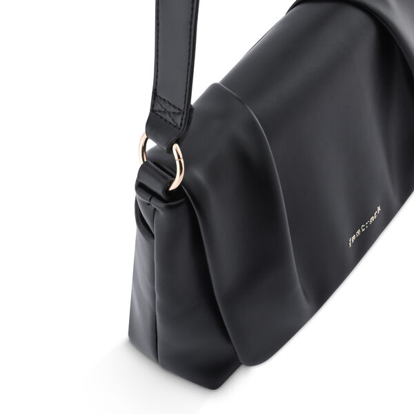 Fastrack Pleated Shoulder Bag with Chain Detailing Sling in Black - image number 5