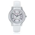 Fastrack Quartz Analog Silver Dial Leather Strap Watch for Girls - image number 0