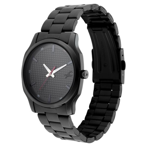 Fastrack Stunners Quartz Analog Black Dial Metal Strap Watch for Guys - image number 3