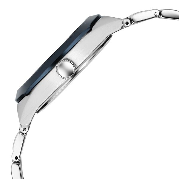 Vyb Arcane By Fastrack Quartz Analog Blue Dial Metal Strap Watch For Guys - image number 4