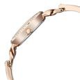 Vyb Mirage By Fastrack Quartz Analog White Dial Rose Gold Metal Strap Watch For Girls - image number 4